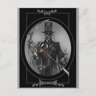 Grim Machinations Postcard