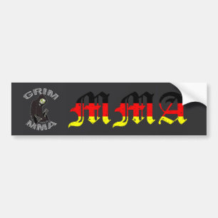 Grim MMA German Bumper Sticker