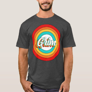 Grim Name Shirt Vintage Grim Circle
