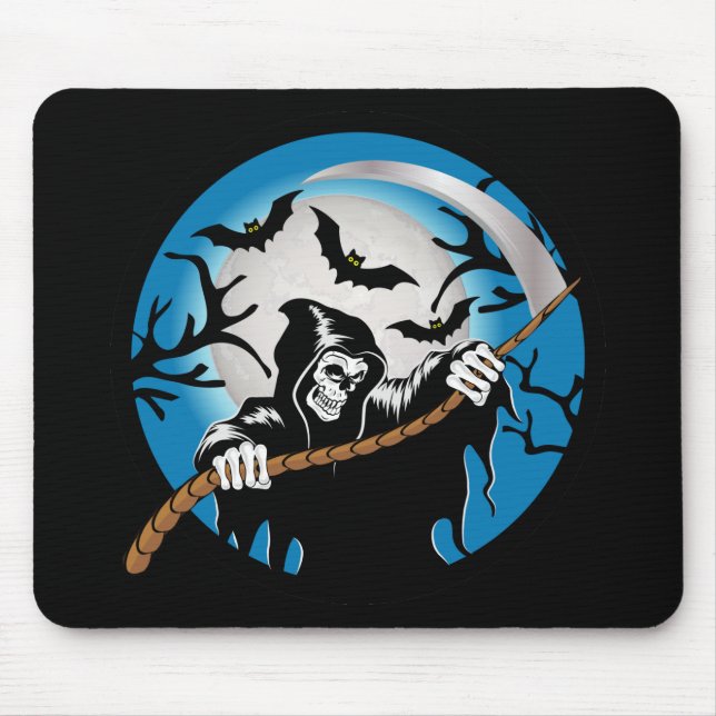 Grim Rea[er Mouse Mat (Front)