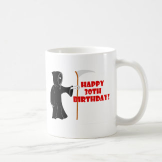 Grim Reaper 30th Birthday Mug