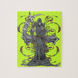Grim Reaper Awaits Jigsaw Puzzle