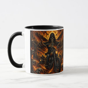 Grim Reaper Biker Mug