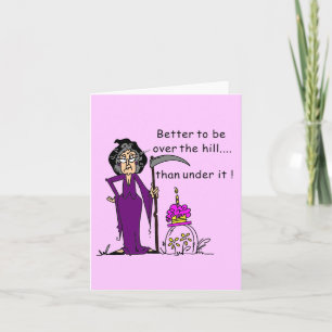 Grim Reaper Birthday Humour Card