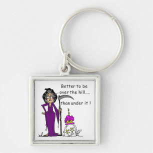 Grim Reaper Birthday Humour Key Ring