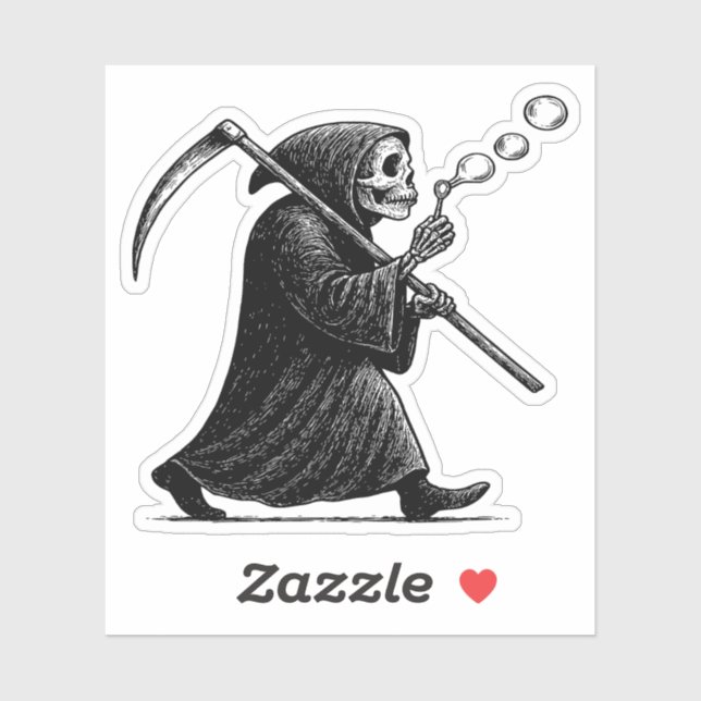 Grim Reaper Blowing Bubbles  (Sheet)