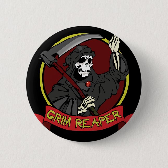 Grim Reaper Button (Front)