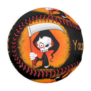 Grim Reaper Cartoon  Baseball