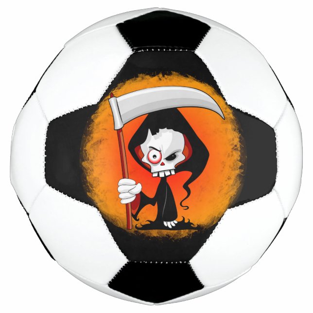 Grim Reaper Cartoon  Football (Front)