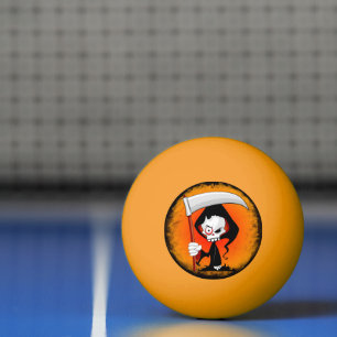 Grim Reaper Cartoon Ping Pong Ball