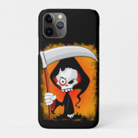 Grim Reaper Cartoon Water Bottle