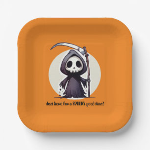 Grim Reaper - Custom Paper Plate