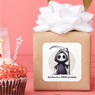 Grim Reaper - Custom Square Sticker