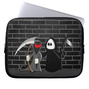 Grim Reaper Death Laptop Bag