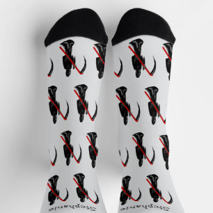 Grim Reaper Design Socks