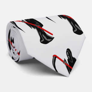 Grim Reaper Design Tie