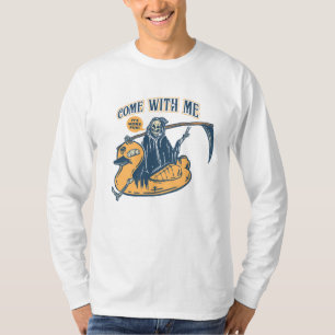 Grim Reaper Duck Pool T-Shirt
