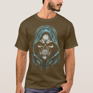 Grim Reaper Goth Gothic Halloween Heavy Death Meta T-Shirt