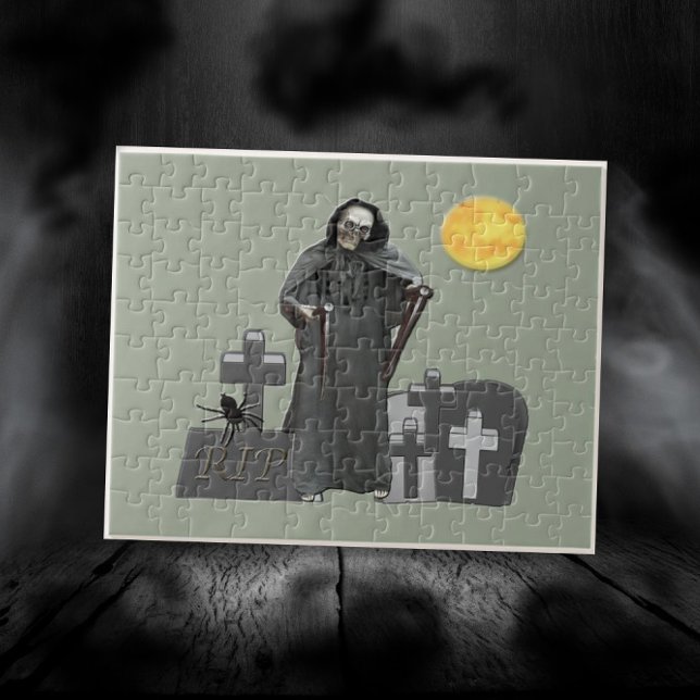 Grim Reaper Graveyard Jigsaw Puzzle (Creator Uploaded)