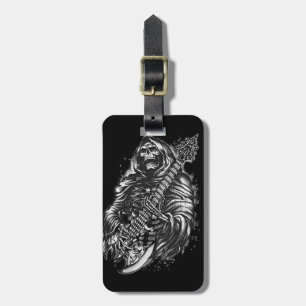 Grim  Reaper Guitar Luggage Tag