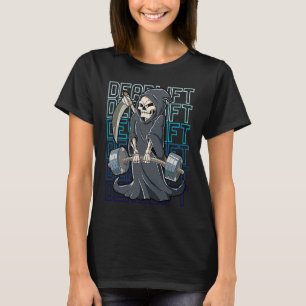 Grim Reaper Gym Weight Training Deadlift T-Shirt