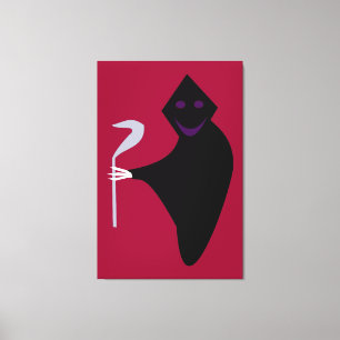 Grim Reaper Halloween Canvas Print