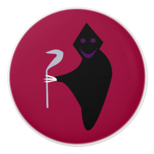 Grim Reaper Halloween Ceramic Knob