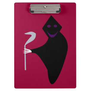 Grim Reaper Halloween Clipboard