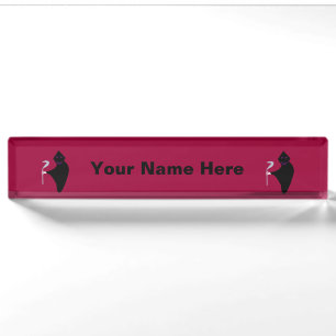 Grim Reaper Halloween Custom Desk Nameplate