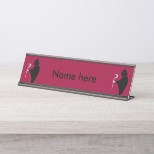 Grim Reaper Halloween Custom Desk Sign