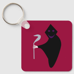 Grim Reaper Halloween Custom Key Ring
