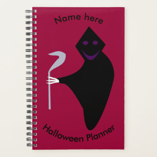 Grim Reaper Halloween Custom Planner