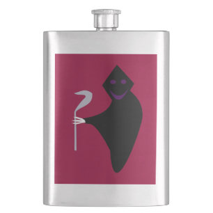 Grim Reaper Halloween Flasks