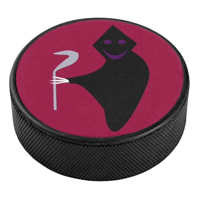 Grim Reaper Halloween Hockey Puck (3/4)