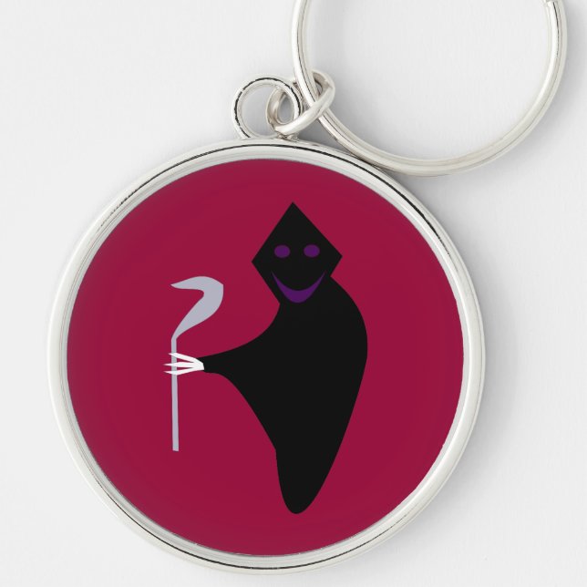 Grim Reaper Halloween Keychain (Front)