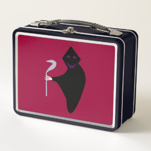 Grim Reaper Halloween Metal Lunchbox