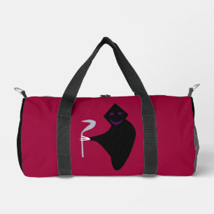Grim Reaper Halloween Patterned Duffle Bag