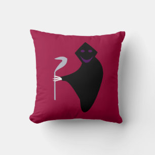 Grim Reaper Halloween Pillow