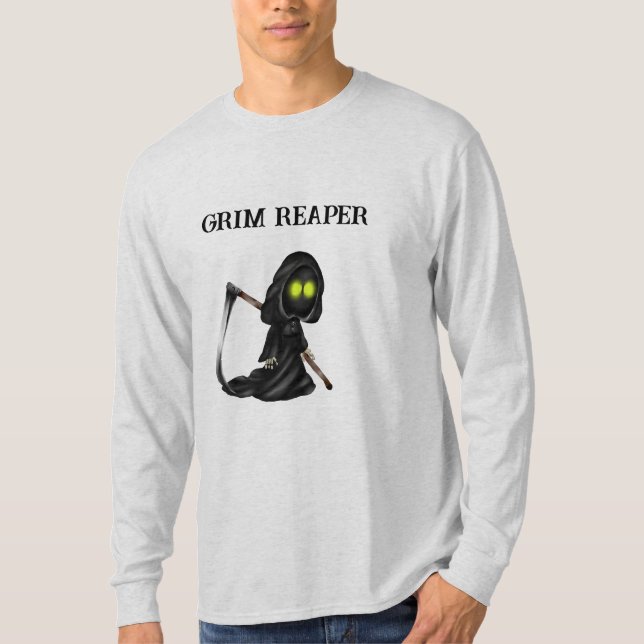 Grim Reaper Halloween Sweatshirt T-Shirt (Front)