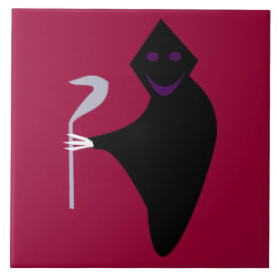 Grim Reaper Halloween Tile