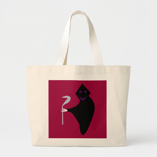 Grim Reaper Halloween Tote Bag (Front)