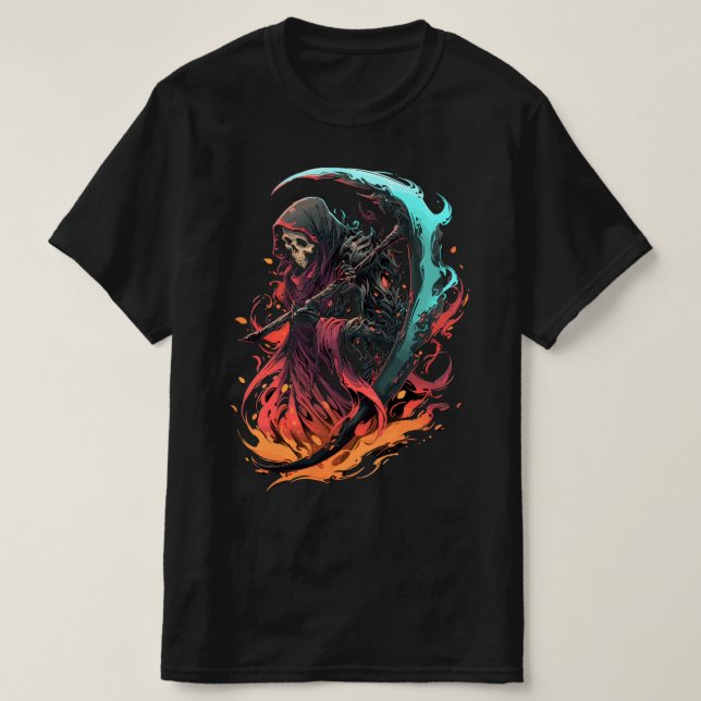 Grim Reaper Inferno, Death Himself T-Shirt (Design Front)
