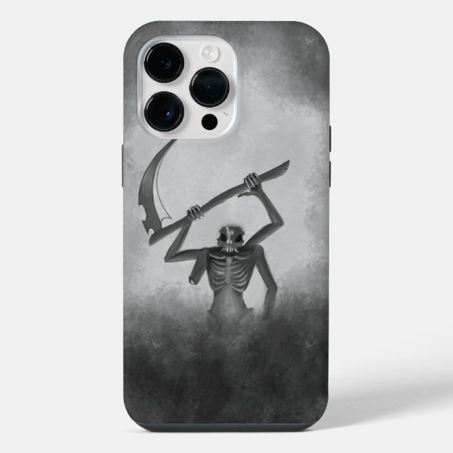 grim reaper iPhone case (Back)