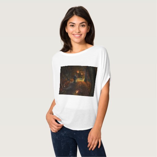 Image of Grim Reaper jack-o'-lantern bath T-shirt