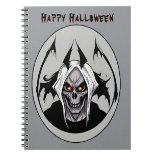 Grim Reaper Of The Blazing Eyes Notebook