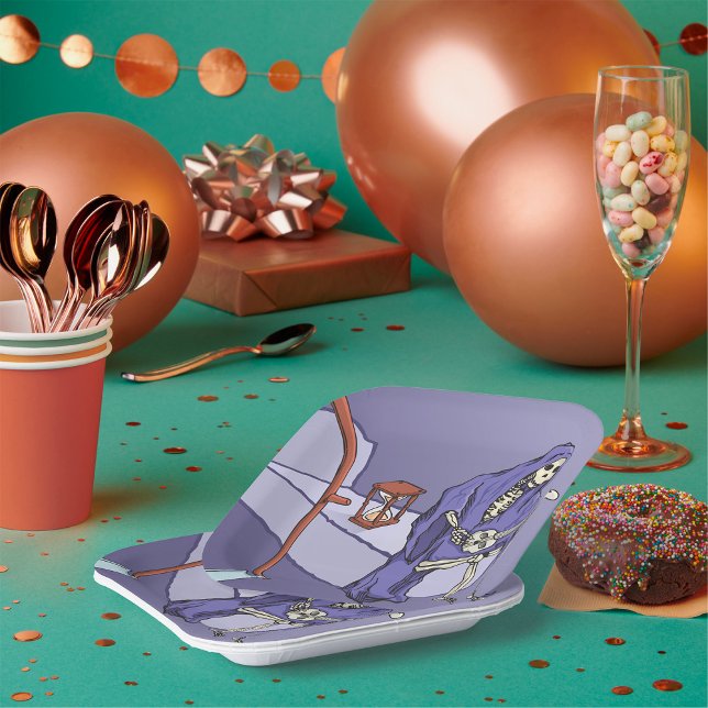 Grim Reaper Paper Plate (Creator Uploaded)