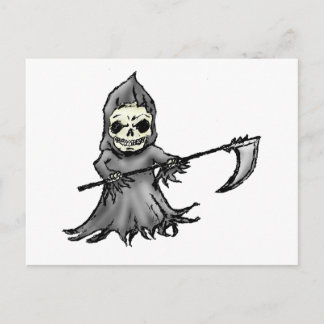 Grim Reaper Postcard