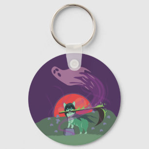 Grim Reaper Puppy Key Ring