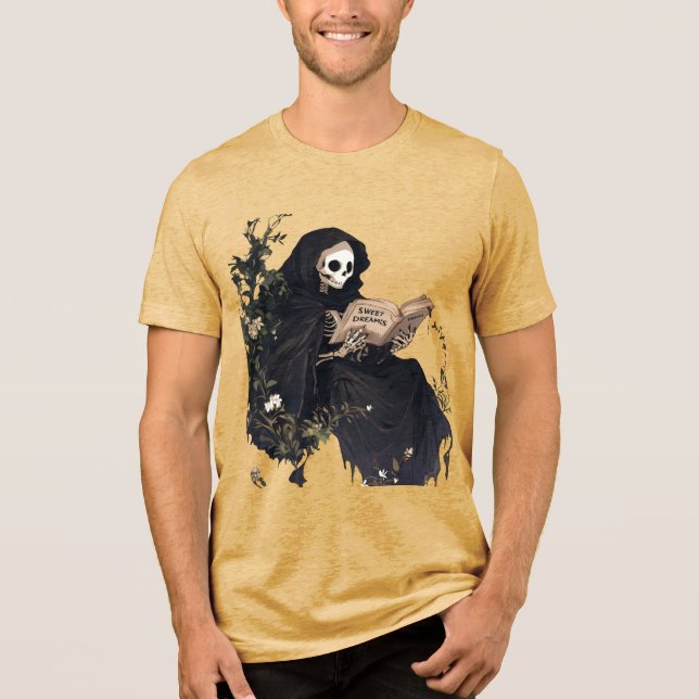 Grim Reaper Reading “Sweet Dreams” Tri-Blend Shirt (Front)