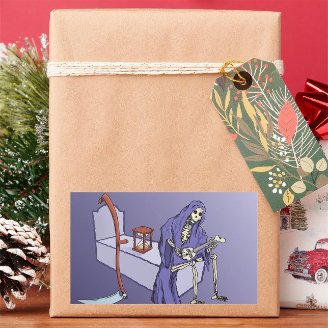 Grim Reaper Rectangular Sticker (Creator Uploaded)